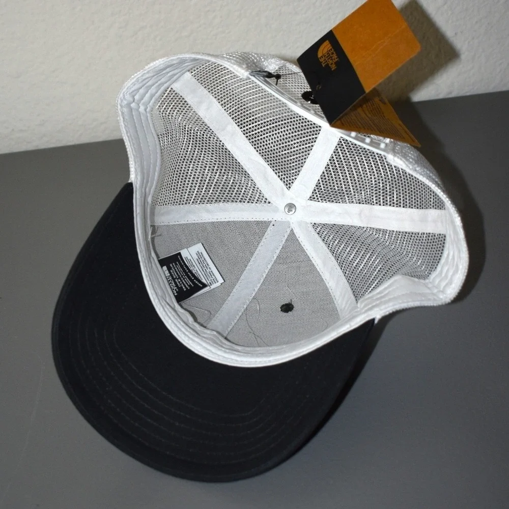 The North Face Panasonic Trucker Hat Mens Black New Mesh Snapback NF0A4VUAKN6-OS